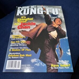 Inside Kung Fu Magazine 08/2000 - Futsan Bai Mei / Cai Li Fo fan Jackie Chan MMA